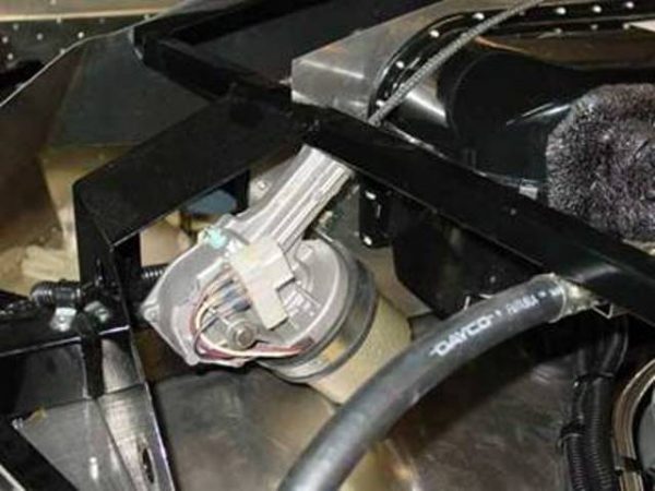 Plenty of room for the wiper motor.,  Air Conditioning